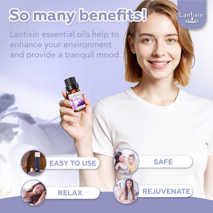 Lantixin Essential Oil Blends 6-Pack | Aromatherapy Oils