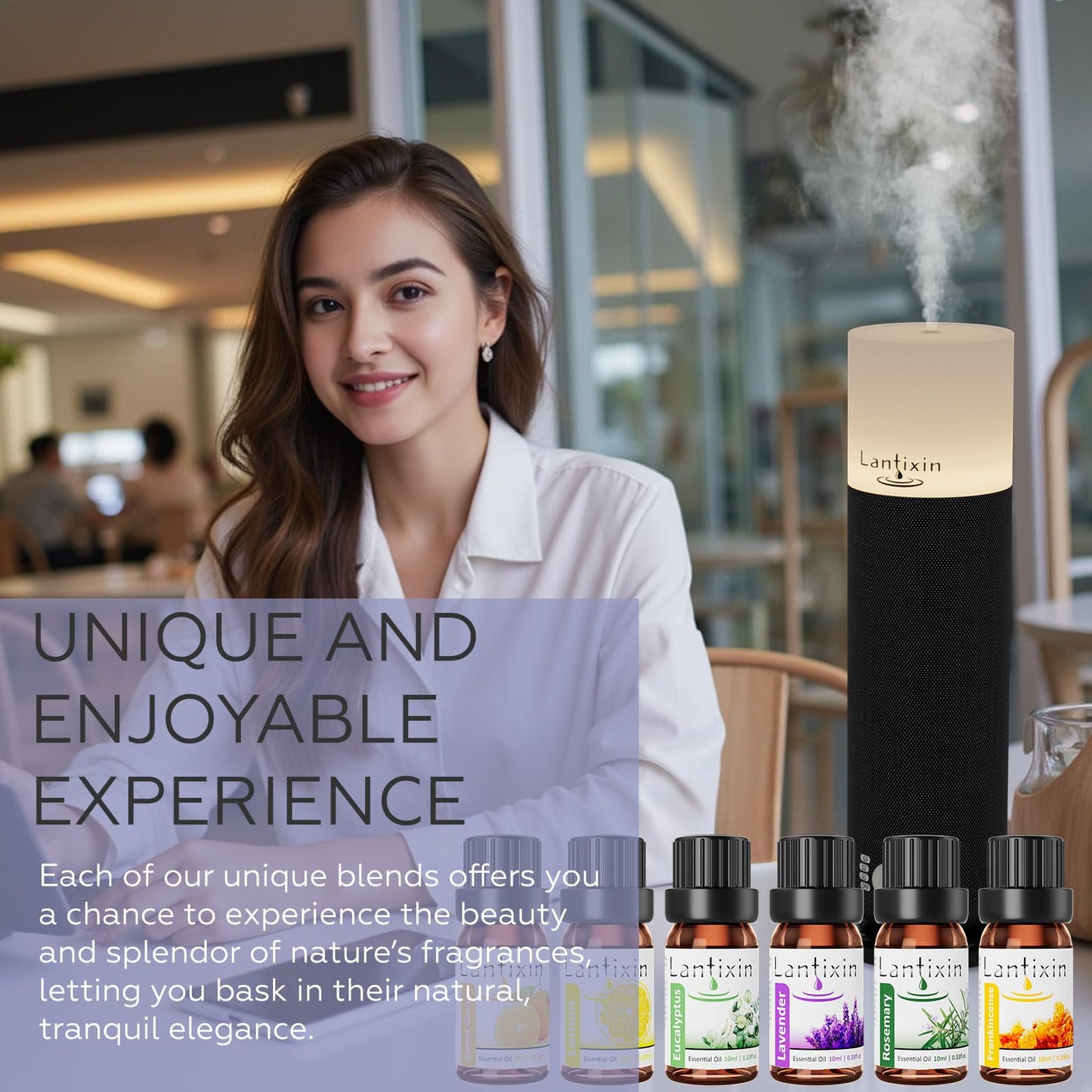 Lantixin Essential Oil Blends 6-Pack | Aromatherapy Oils