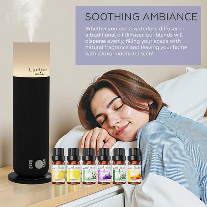 Lantixin Essential Oil Blends 6-Pack | Aromatherapy Oils