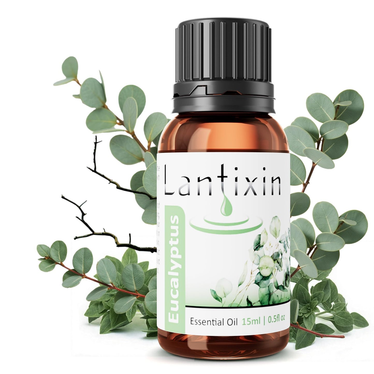 Lantixin Eucalyptus Essential Oil – Pure 0.5 oz | Premium Grade for Diffusers