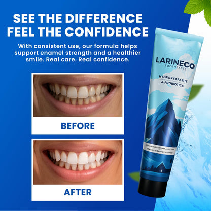 Larineco Nano Hydroxyapatite Toothpaste – Sulfate-Free Enamel Care (4oz) for Sensitive Teeth
