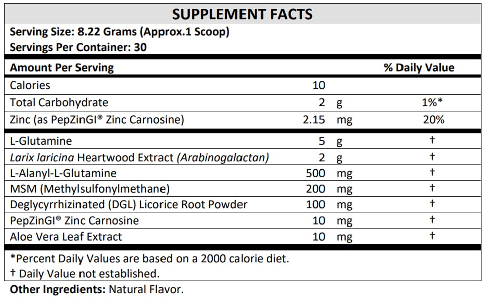 Healthy Gut Vegan Formula with L-Glutamine – Supports Gut Health & Immunity