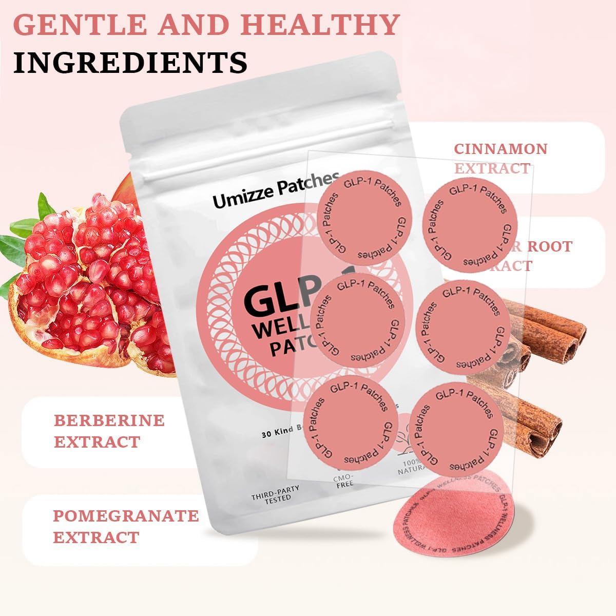 LastSweness GLP-1 Dopamine Patches & Body Care Patches Set – Vegan Mood & Motivation Support, Natural Formula, 2 Pack (60 Count)