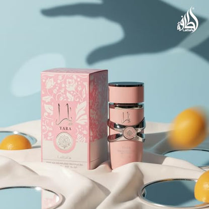 Lattafa Yara – Floral Gourmand Fruity Musky Perfume Oil for Women (0.67 oz / 20 ml)