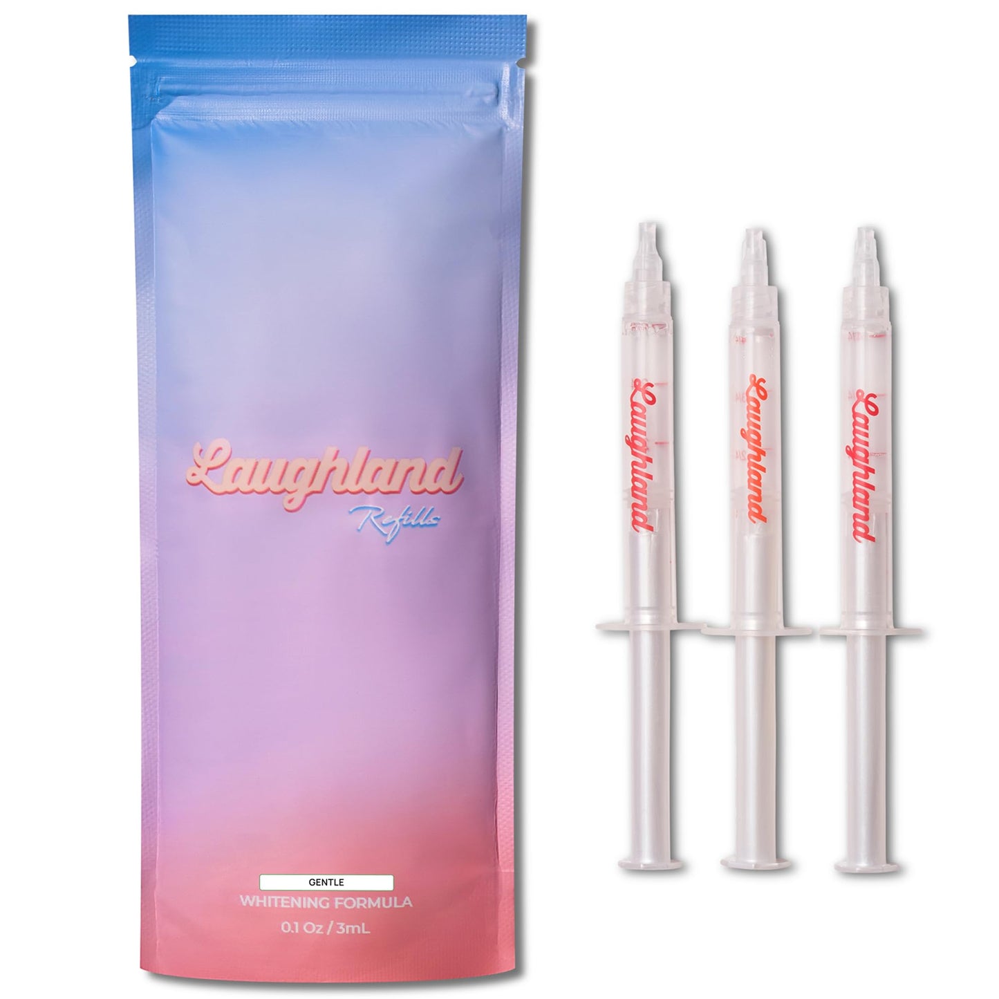 Laughland Gentle Teeth Whitening Gel 3 Pack – Sensitive Teeth Friendly, At-Home Whitening (6 Treatments)