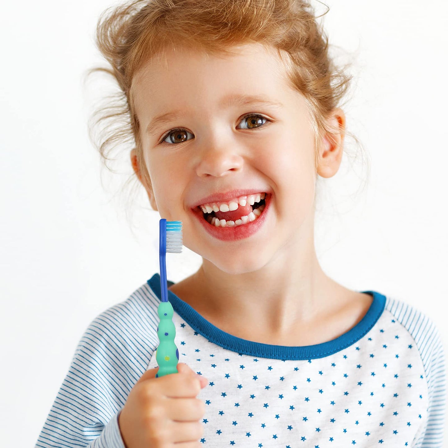 Lauwell 12-Piece Toddler Toothbrush Pack – Soft Bristles, Covers & Suction Cup
