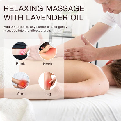 MUNUSNA Lavender Essential Oil, Pure & Natural Lavender Oil 100ML, Premium Grade Essential Oils for Hair, Body, Skin, Aromatherapy Diffuser, Meditation, Massage, Home, Candle, Soap, Bath Bombs Making