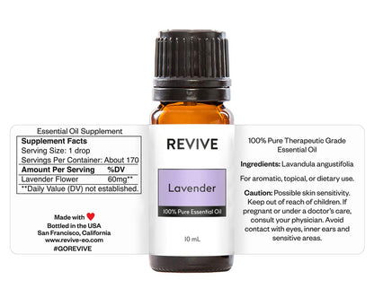 Lavender Essential Oil 2 Pack - Revive Essential Oils | REVIVEEO 100% Pure Therapeutic Grade