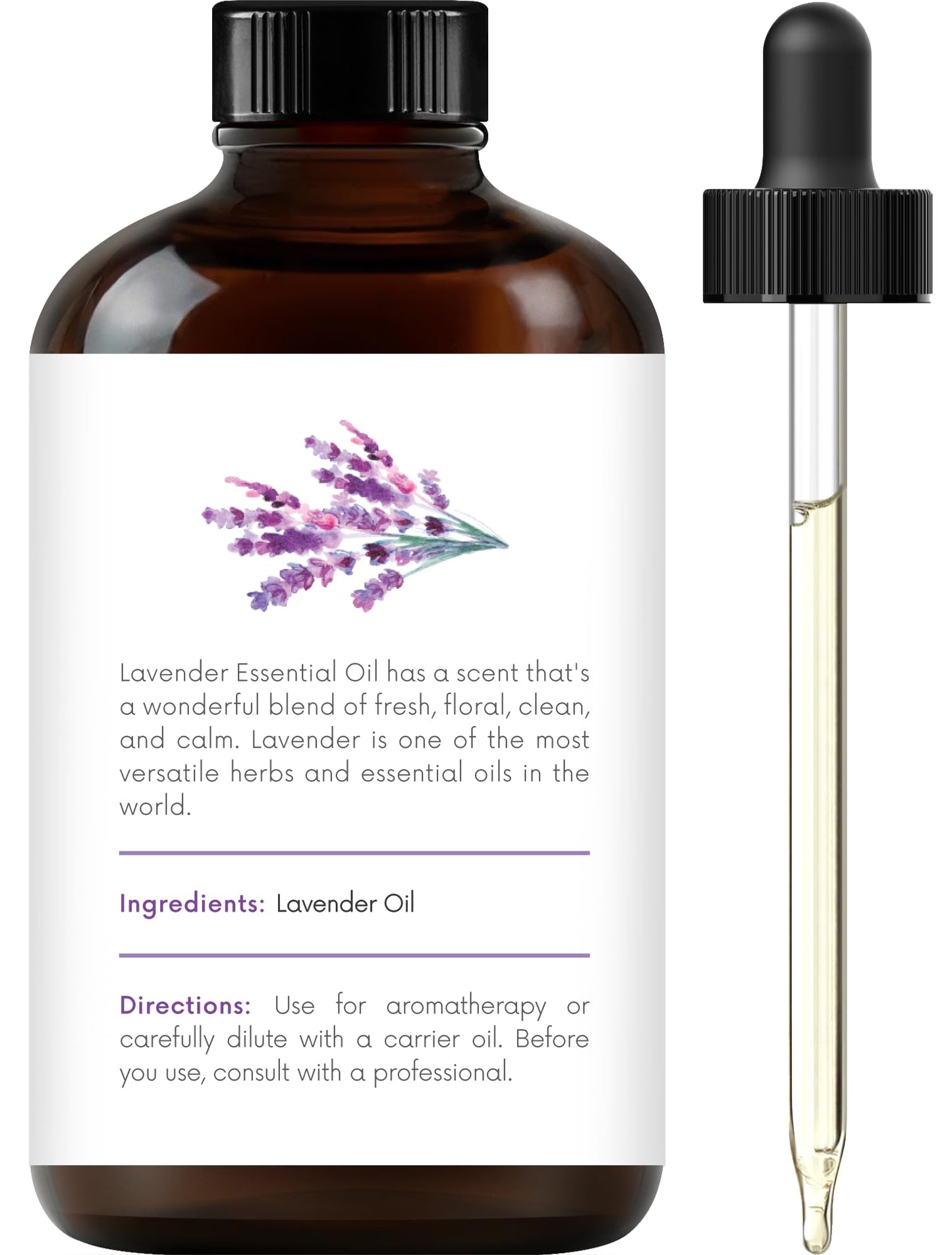 Handcraft Blends Lavender Essential Oil – 4 Fl Oz – 100% Pure & Natural, Premium Grade