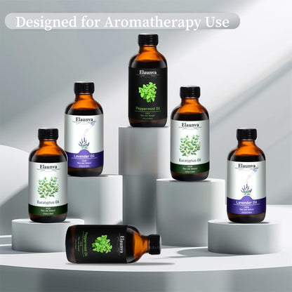 Lavender Essential Oil - 4 fl oz (118 ml) | 100% Pure & Natural for Aromatherapy, Diffusers, DIY Candles & Soaps