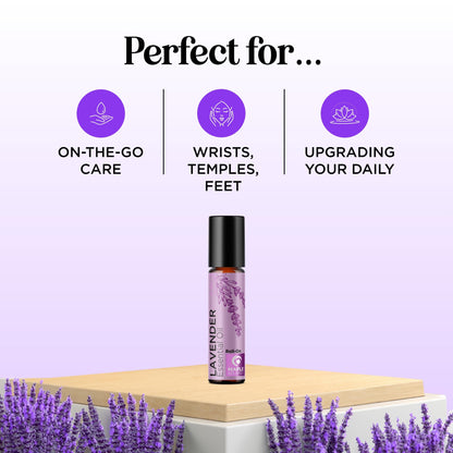 Lavender Essential Oil Roll-On – Calming Sleep & Relaxation (3-Pack)