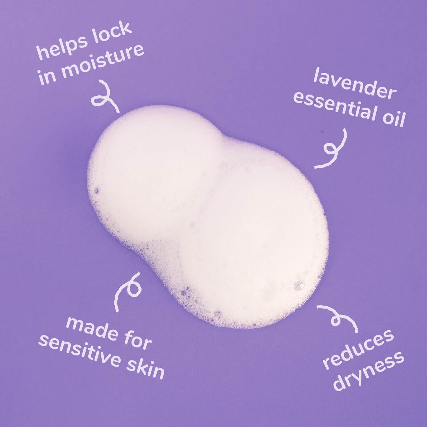 Arau Baby Foam Body Soap Lavender Scent - Plant-Based Baby Wash for Sensitive Skin