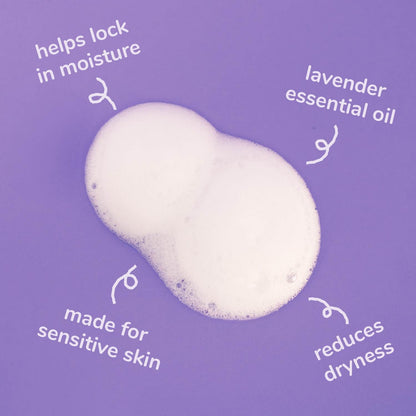 Arau Baby Foam Body Soap Lavender Scent - Plant-Based Baby Wash for Sensitive Skin