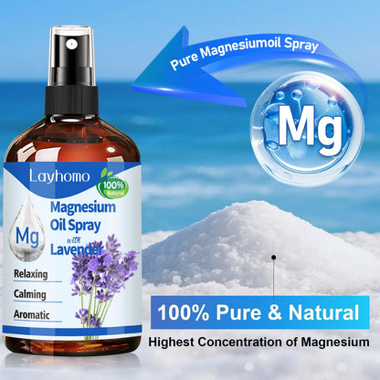 Magnesium Oil for Feet - Lavender 200ml Spray for Sleep & Relaxation