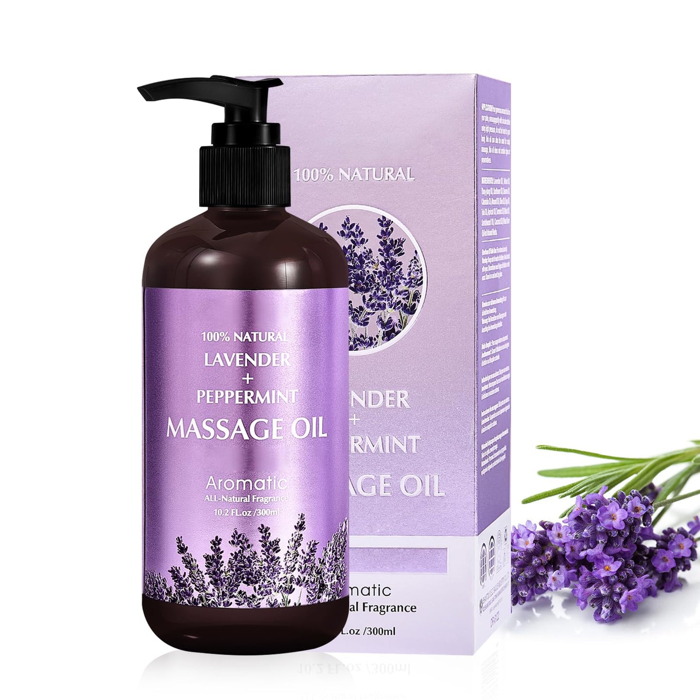 Lavender Massage Oil – Calming & Relaxing Muscle Oil (Men & Women)