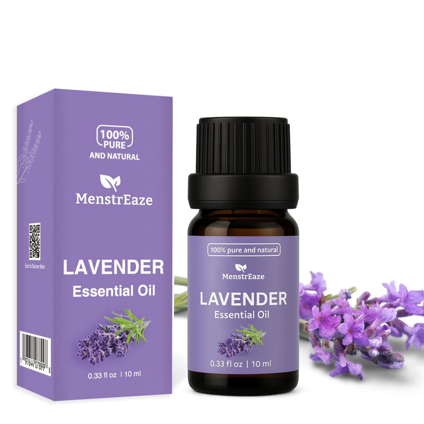 Lavender Essential Oil 10ml – 100% Pure, High Potency, Skin Safe