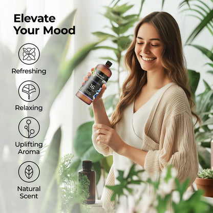 Healing Solutions Organic Lavender Essential Oil 16oz Bulk - Lavender Oil for Skin, Cleaning & Diffuser