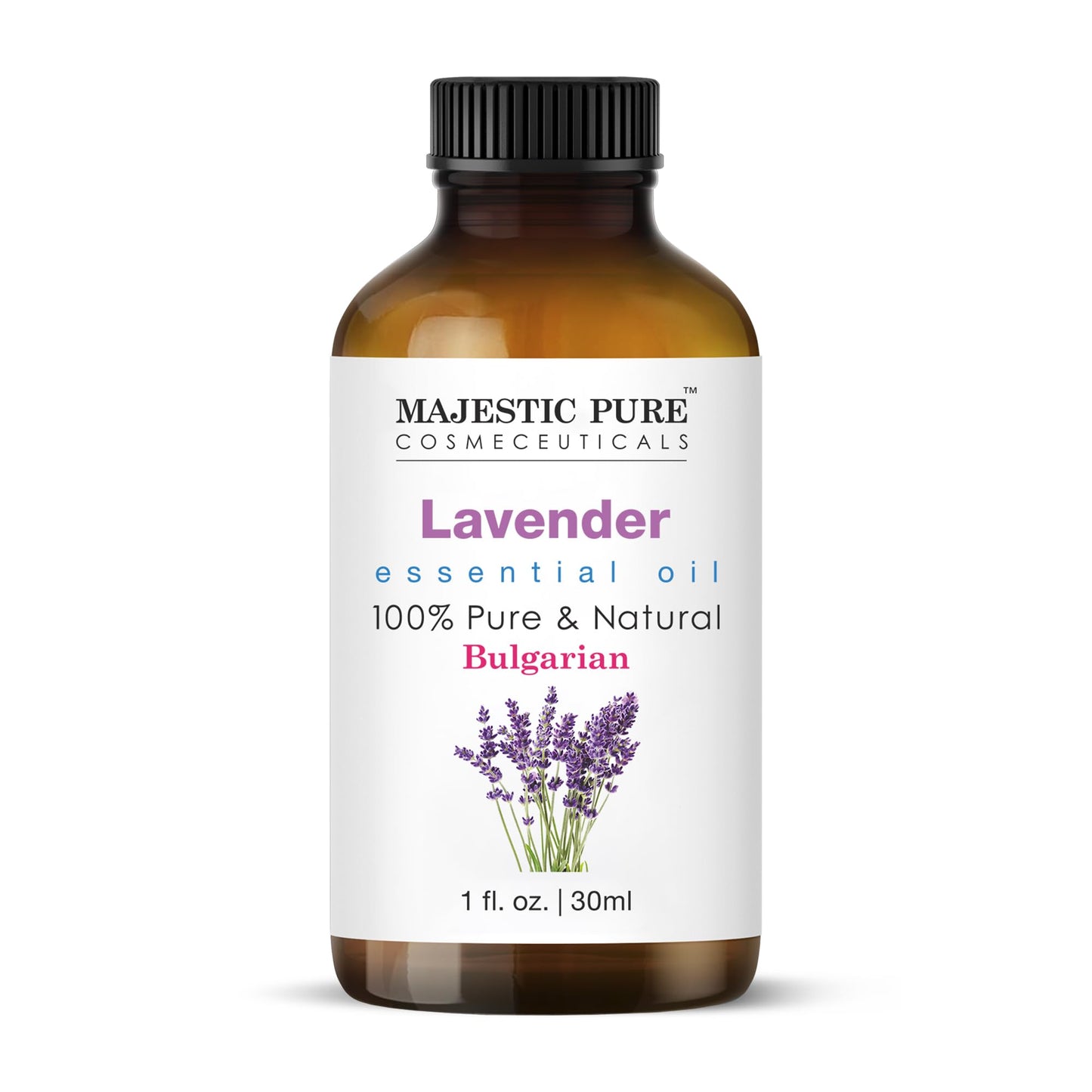 Majestic Pure Lavender Essential Oil - 100% Pure & Natural, 1 Fl Oz