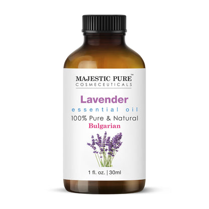 Majestic Pure Lavender Essential Oil - 100% Pure & Natural, 1 Fl Oz