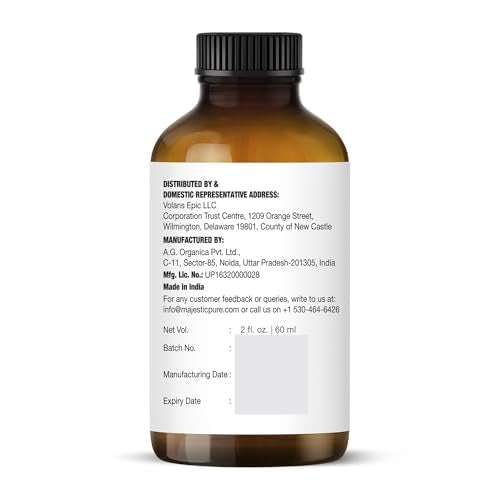 Majestic Pure Lavender Essential Oil 2 oz – 100% Pure & Natural, Glass Dropper