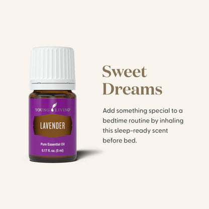 Young Living Lavender Essential Oil 5 ml | Skin Care, Massage Aromatherapy & Natural Fragrance