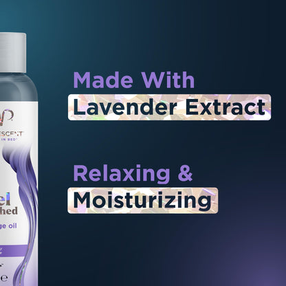 Promescent Lavender Massage Oil – 4 oz | Relaxation for Massage Therapy