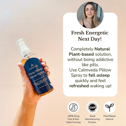 Lavender Pillow Spray with Melatonin (3mg) – Deep Sleep Mist | 1200+ Sprays