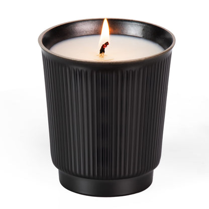 Lavender Scented Candle - 8oz White Soy, Non-Toxic Aromatherapy Jar