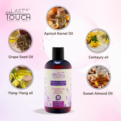 Lavender Sensual Massage Oil for Couples - Date Night, Aromatherapy, Aphrodisiac - 8.45 Fl Oz