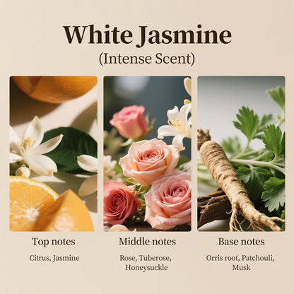White Jasmine Essential Oil for Diffusers – 6-Scent Luxury Hotel Collection, 500ml