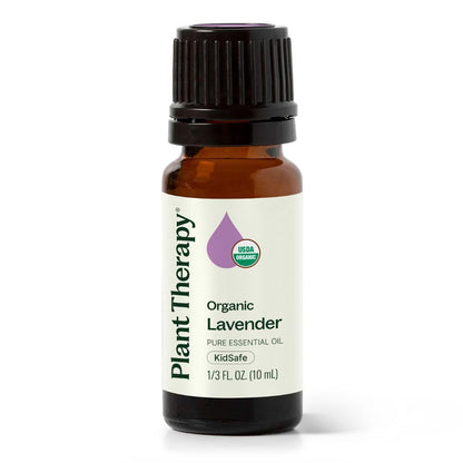 Plant Therapy Organic Lavender Essential Oil – 100% Pure, USDA Organic, 10 mL