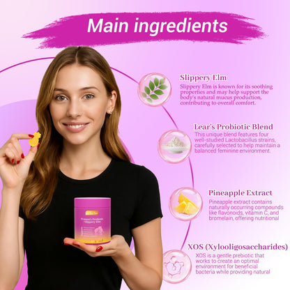 Le Tian Xian Her Juicy Feminine Probiotics Gummies for Women – pH Balance & Digestive Health