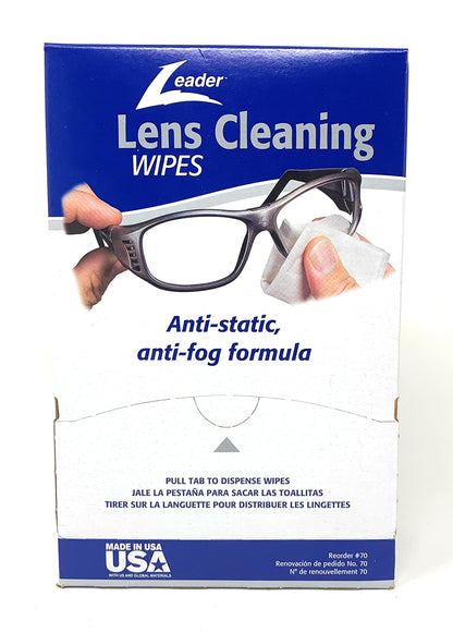 Leader Lens Cleaning Towelette Dispenser - Pack of 100 (70-AMAZON)