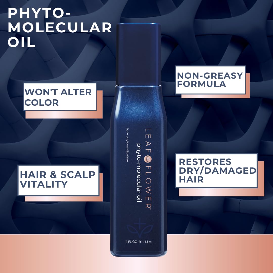 Leaf & Flower Phyto-Molecular Oil – 4oz / 120ml | Hair & Scalp Vitality