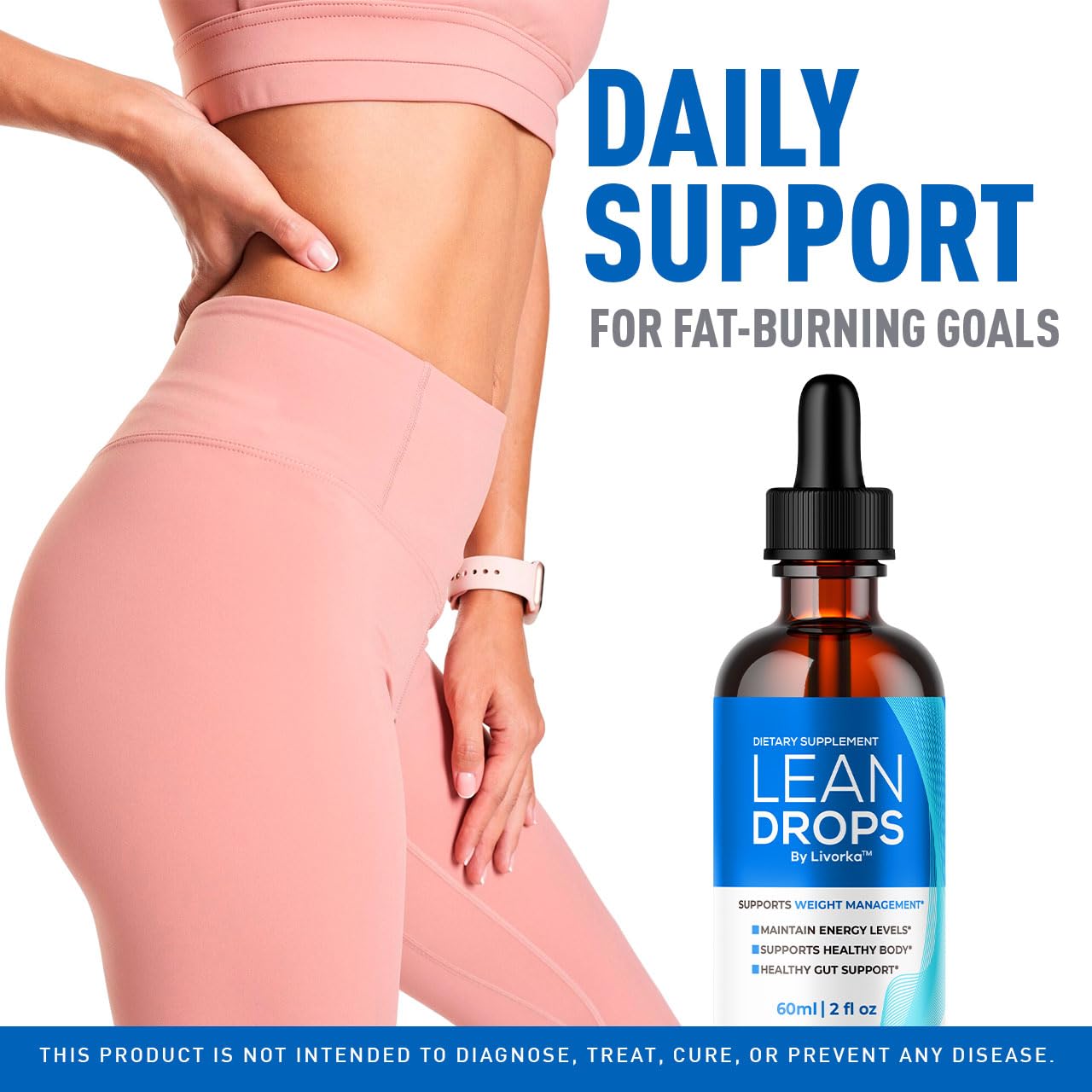 (3 Pack) Lean Drops – LeanDrops Liquid Formula | All-Natural Premium Wellness Supplement | 3 Bottles (3 Months)