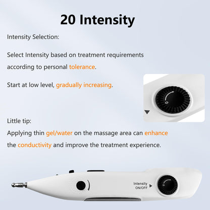 Leawell Electronic Acupuncture Pen – Meridian Acupoints Finder, Electric Acupressure & Pulse Therapy Tool