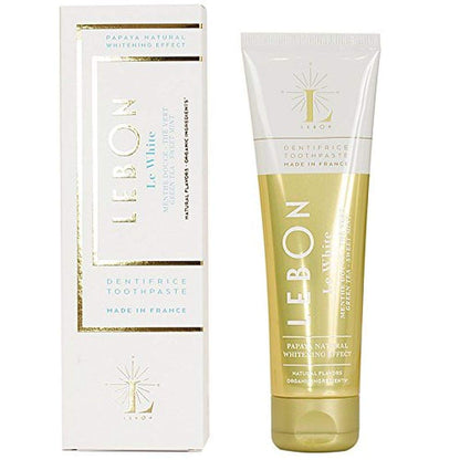 Lebon Le White Organic Toothpaste 75 ml – Sweet Mint & Green Tea