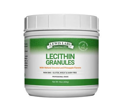 Lecithin Granules Supplement | Natural Soy Lecithin Powder | Phosphatidylcholine | Brain Health & Immune Support | 16 oz