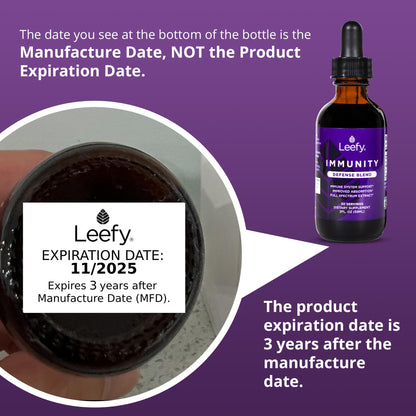 Leefy Organics Immunity Defense Blend – Organic Immune Support (2 oz)