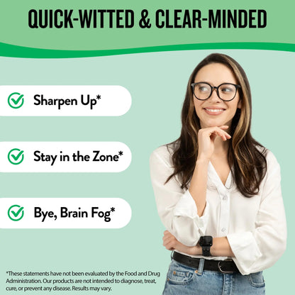Legendairy Milk Clever Girl: Focus Support with Lion’s Mane & Citicoline | Memory & Mental Clarity for Women | 30 Servings BritishVita | Premium UK Vitamins & Wellness Supplements