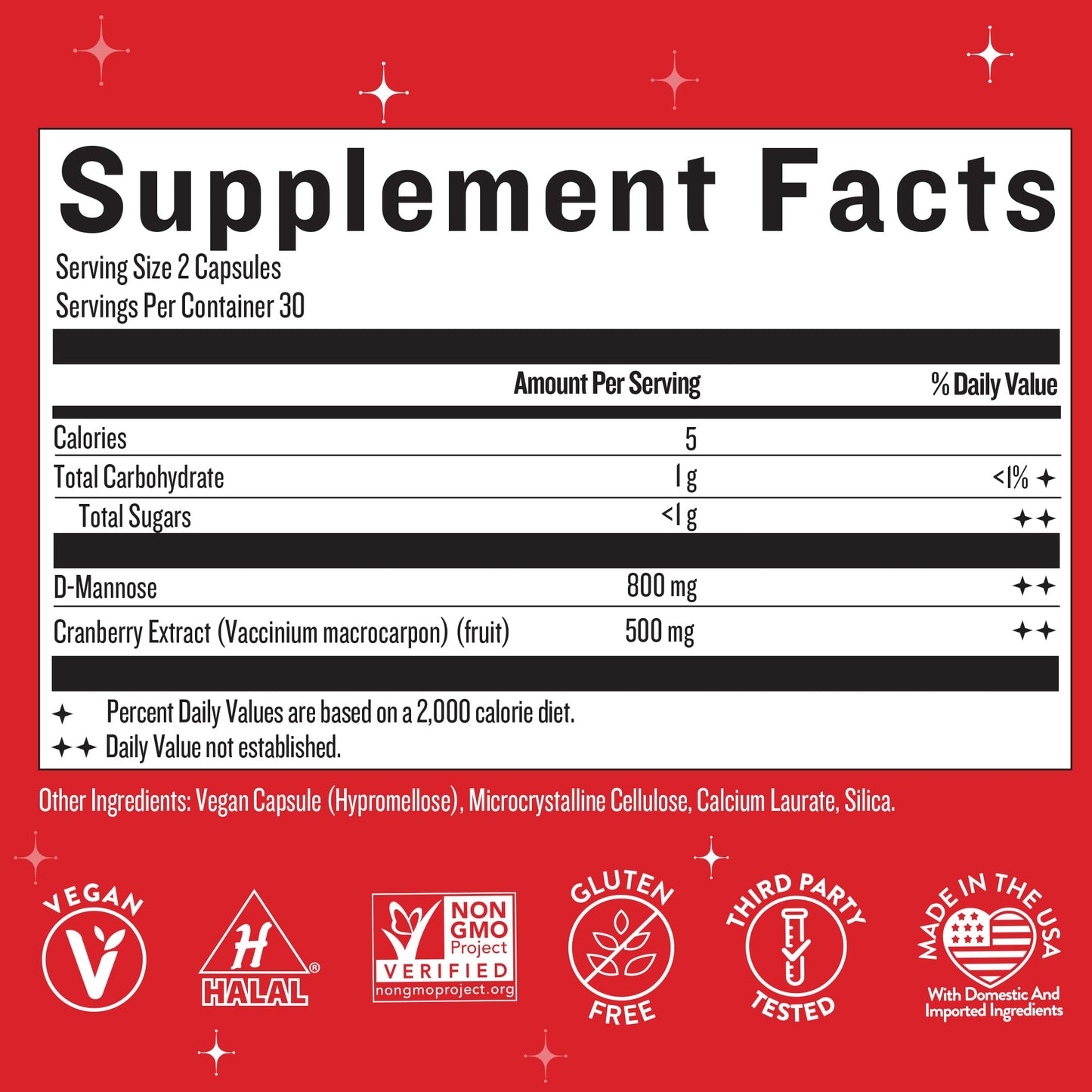 Legendairy Milk Girl's Gotta Go UTI Support - Sugar-Free Cranberry & D-Mannose, 30 Servings
