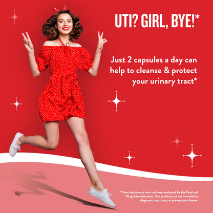 Legendairy Milk Girl's Gotta Go UTI Support - Sugar-Free Cranberry & D-Mannose, 30 Servings