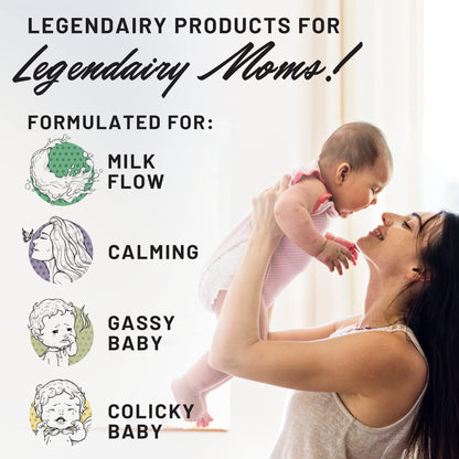 Legendairy Milk Lechita – Supports Milk Flow | Fenugreek-Free, Organic Fennel & Anise (60 Vegan Capsules) – Made in USA