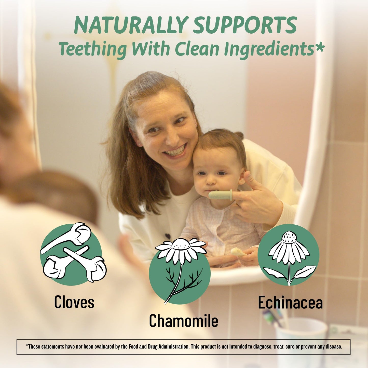 Legendairy Milk Organic Teething Drops - Baby Teething Relief Drops, Clove & Chamomile, Sugar Free, 120 Servings