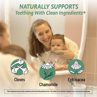 Legendairy Milk Organic Teething Drops - Baby Teething Relief Drops, Clove & Chamomile, Sugar Free, 120 Servings