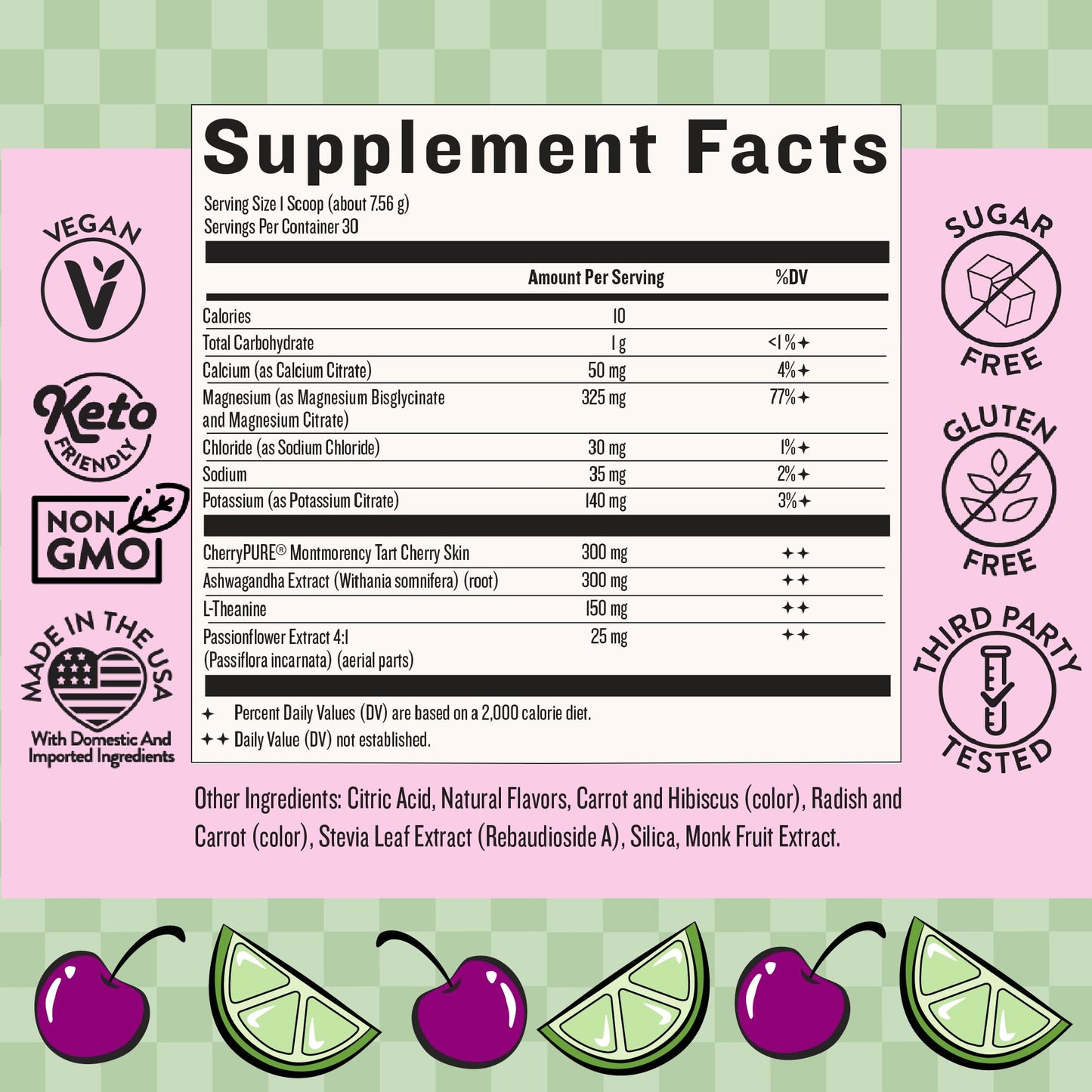 Legendairy Milk She’s Sleepy™ – Cherry Limeade – Nightly Sleep Aid, Sugar Free Drink Mix with Magnesium Glycinate & Ashwagandha – Relaxation & Restful Sleep