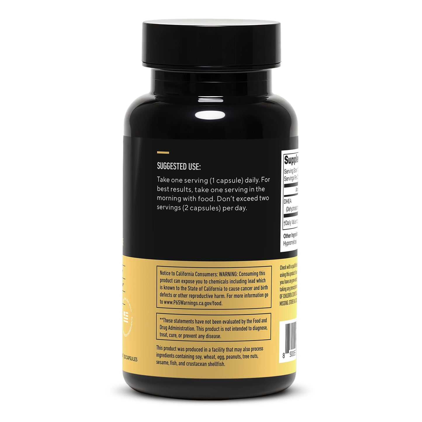 LEGION DHEA 50mg - Hormone Balance, Energy & Immune Support (Non-GMO, Gluten-Free)