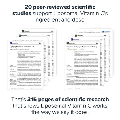 LEGION Liposomal Vitamin C Supplement - High-Absorption 500mg Vitamin C for Immune Support (60 Capsules)
