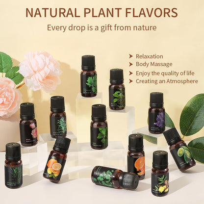 LEHOYIANG Eucalyptus Essential Oil 10ml for Diffusers, Candles & Soaps