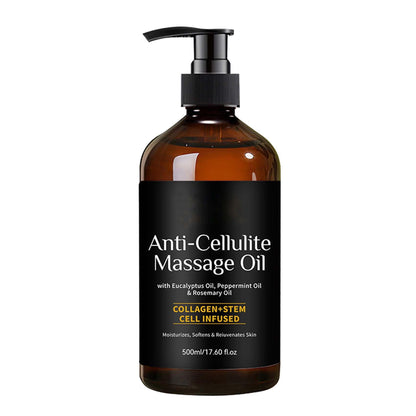 LEHOYIANG Anti-Cellulite Massage Oil – 17.6oz, 100% Pure Essential Oil for Diffusers, Skin & Aromatherapy